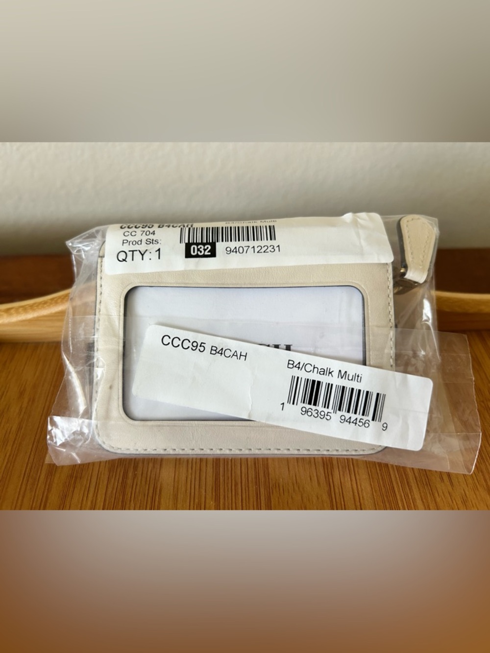 Coach Essential Chain Card Case With Sticker Print - Picture 5 of 5